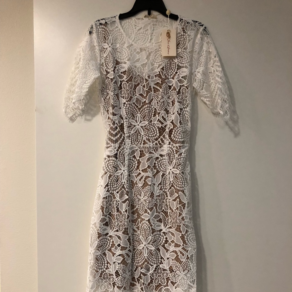 For Love and Lemons white lace dress!